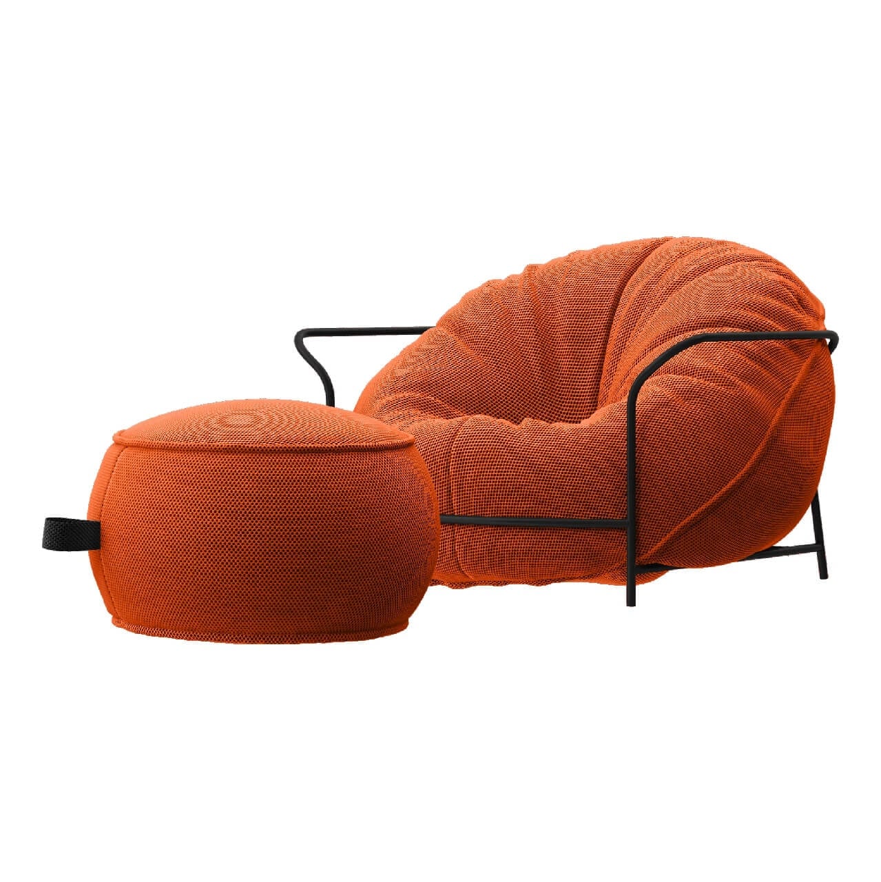 Armchair with footrest UNI